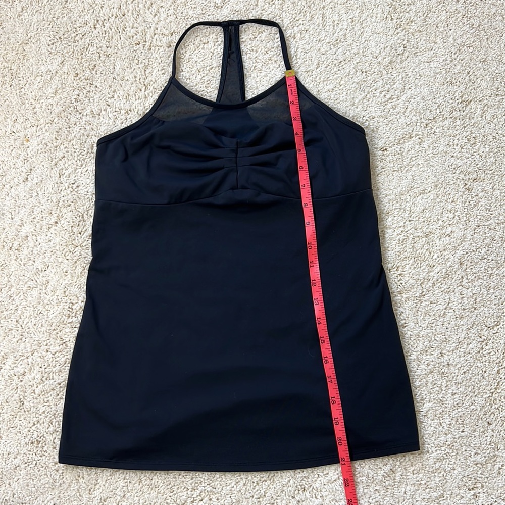 Fabletics Black Mesh Racerback Tank - Picture 14 of 16